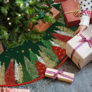 Decorative Christmas Tree Forest 48 Inch Christmas Tree Skirt